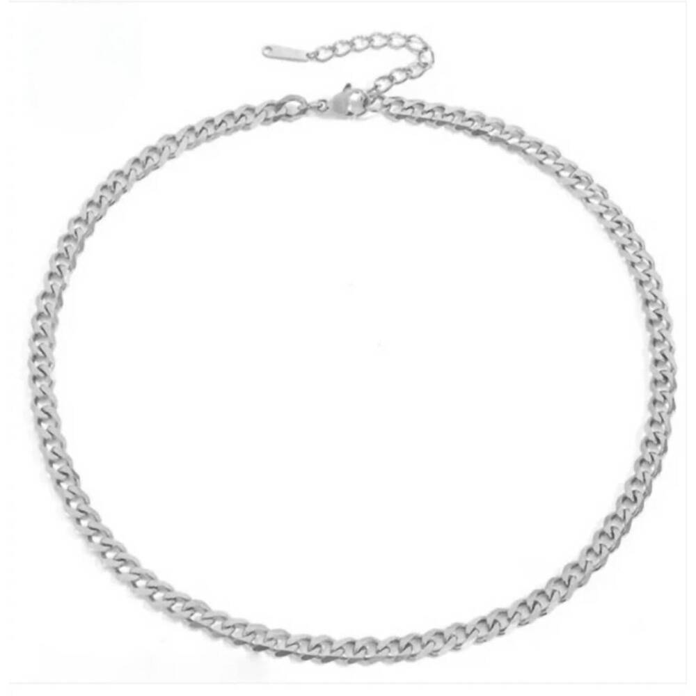 NEW CHANSUTTPEARLS women's dainty chain necklace in silver